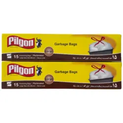 پیلگون کیسه زباله بنددار 15 ع 80*65