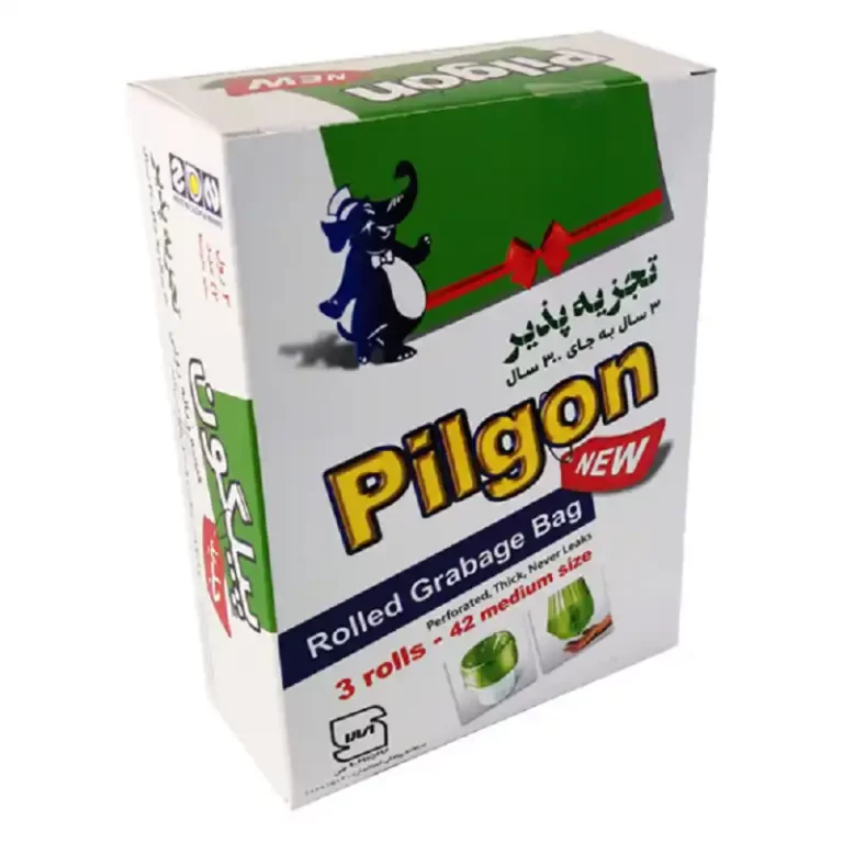 پیلگون کیسه زباله سه رول جعبه 42 ع