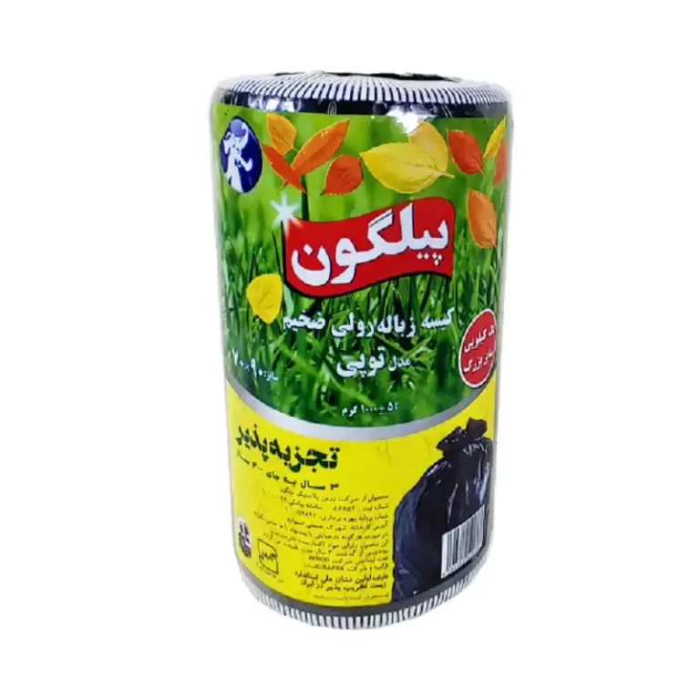 پیلگون کیسه زباله رولی ضخیم 90*70 یک کیلویی