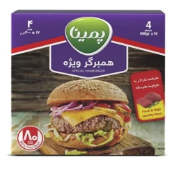 پمینا همبرگر ویژه 80 درصد 400 گ