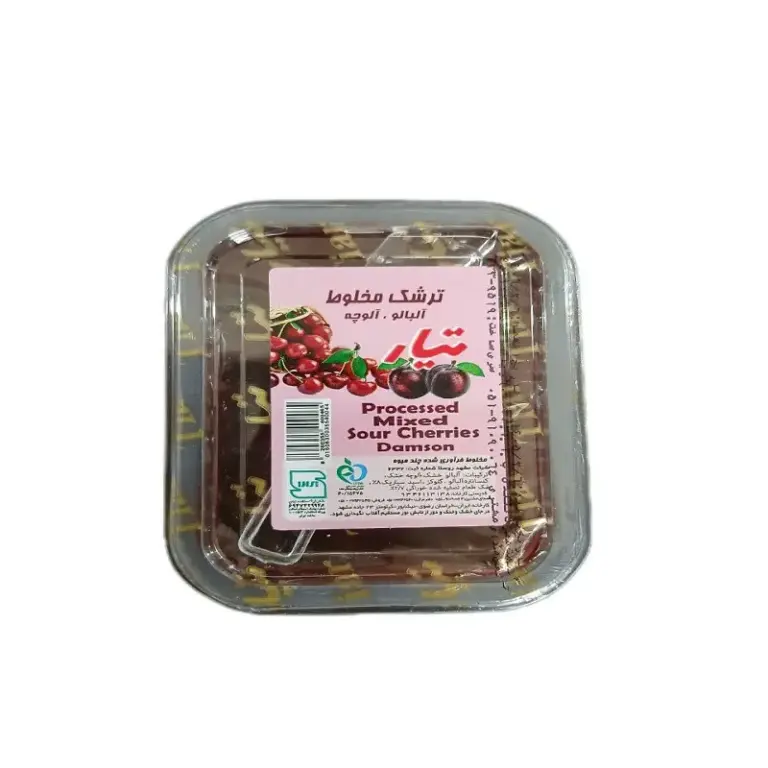 تیار ترشک آلبالو ظرفی 100 گ